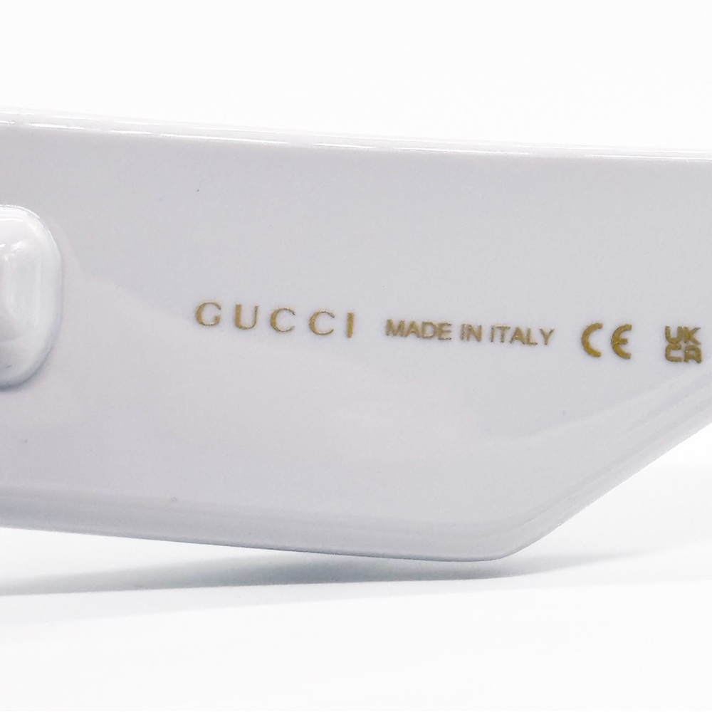 NEW GUCCI GG1545S 003 SQUARE LIGHT GREY WOMEN SUNGLASSES GUCCI EYEWEAR - Picture 12 of 14